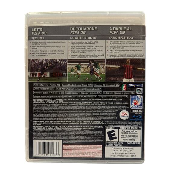 FIFA Soccer 09 Sony PlayStation 3, 2008 CIB Mint Condition - Picture 2 of 6